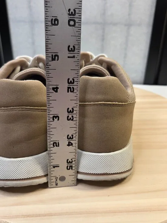 MIA Caddy Sand & White Lace Up Fashion Sneakers Women US 8.5M - Picture 8 of 14